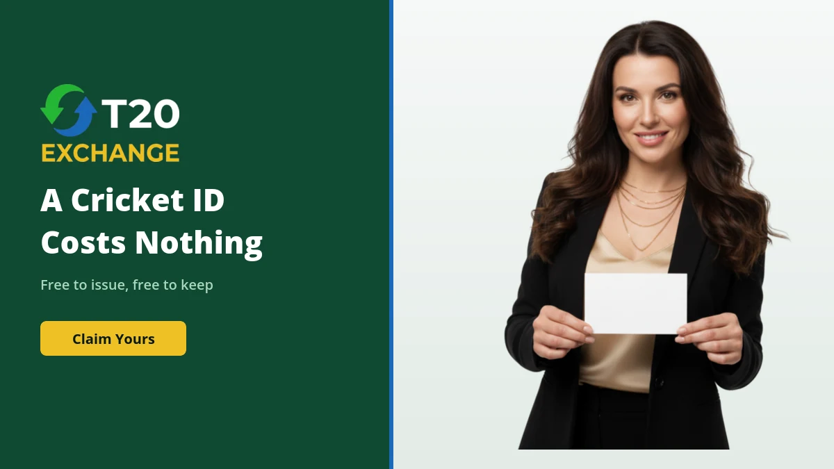 T20 Exchange betting ID issued free with no joining fee or monthly charge